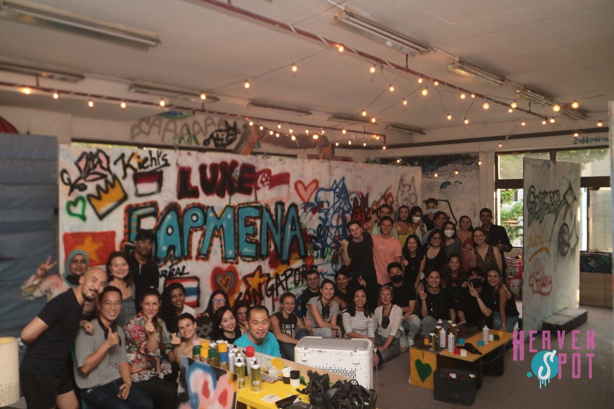 Graffiti Team Bonding Singapore