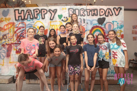 Graffiti birthday party